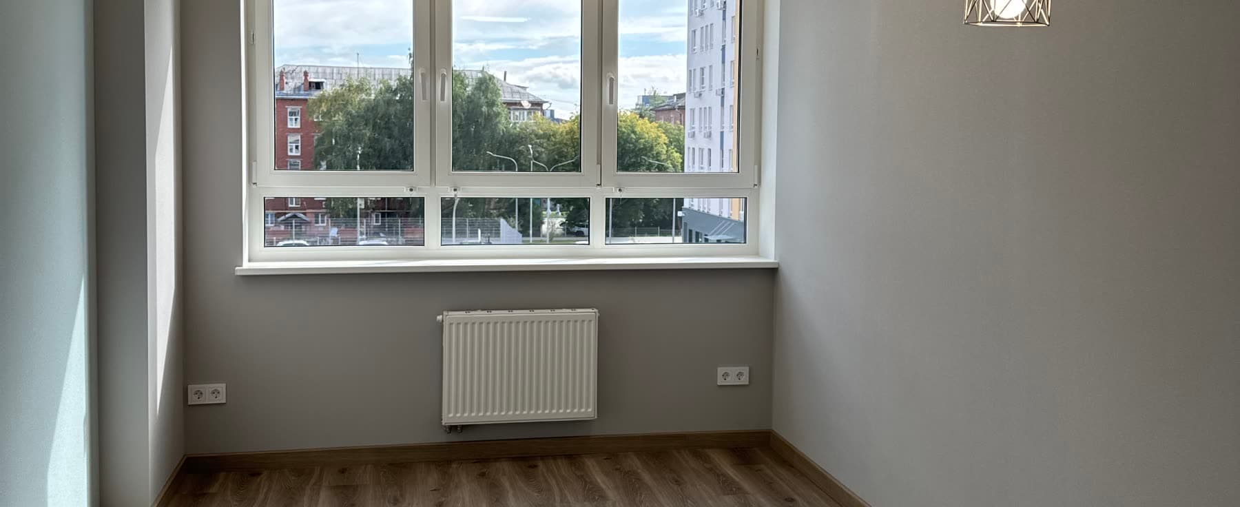 Комната после ремонта в квартире 43 м² в ЖК «Зенит»